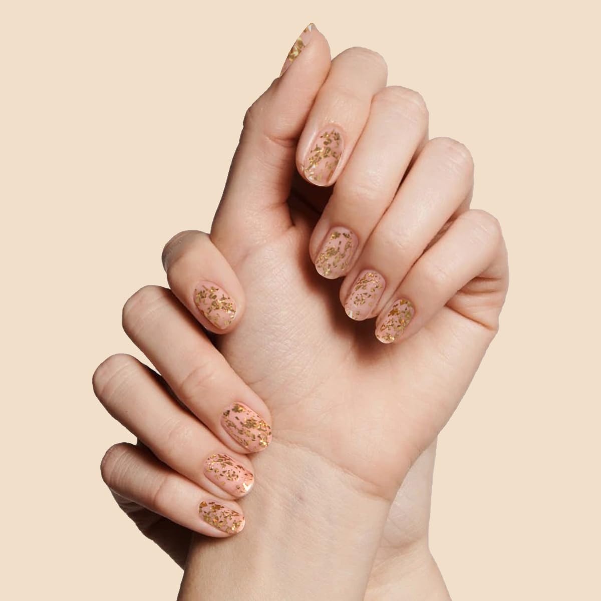 Olive & June Long Lasting Nail Polish, Is It Too Much?, Gold Flakes, 0.46 fl oz Beauty & Personal Care Olive & June