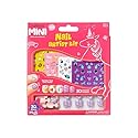 KISS imPRESS No Glue Mani Press On Nails, , 'Nail Artist Kit', Pink, Kids Size, Squoval Shape, Includes 26 Nails, 4 Sticker Sheets, 1 Mini File
