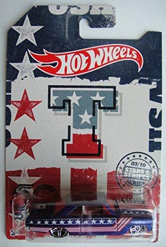 Hot Wheels STARS AND STRIPES SERIES 50TH EDITION, BLUE CHEVY NOVA 3/10