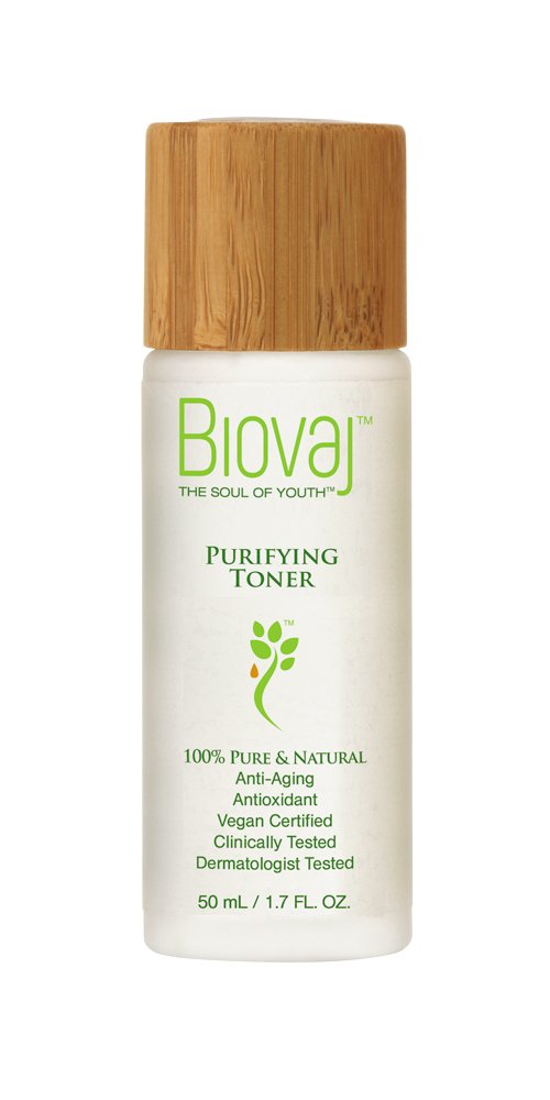 Biovaj Purifying Toner-100% Natural Clean Facial Toner for The Skin pH Balance & Pores, Soothes, Tones, Anti-Aging, Botanical, Vegan Certified