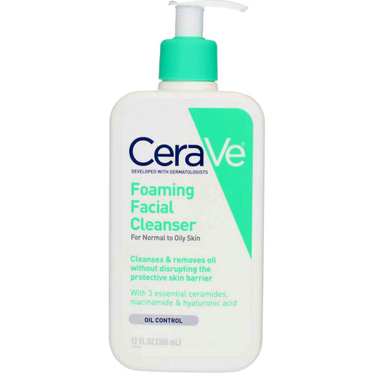 CeraVe Foaming Facial Cleanser 12 oz (Pack of 5)
