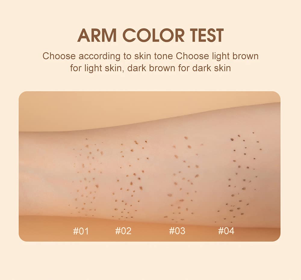 AKARY Freckle Pen Professional Lifelike Face Concealer Point Out Natural Waterproof Longlasting Soft Artificial Freckles Fine Makeup Freckle Pen Life