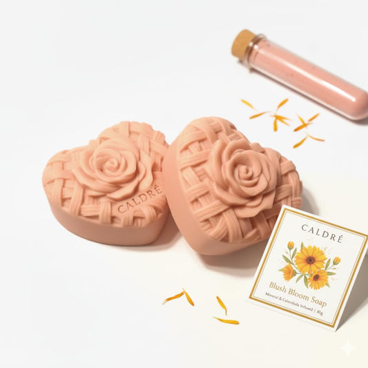 CALDRÉ Blush Bloom Ultra Mineral Skin Retention Soap Gentle Natural Bar 80g Beauty & Personal Care CALDRÉ