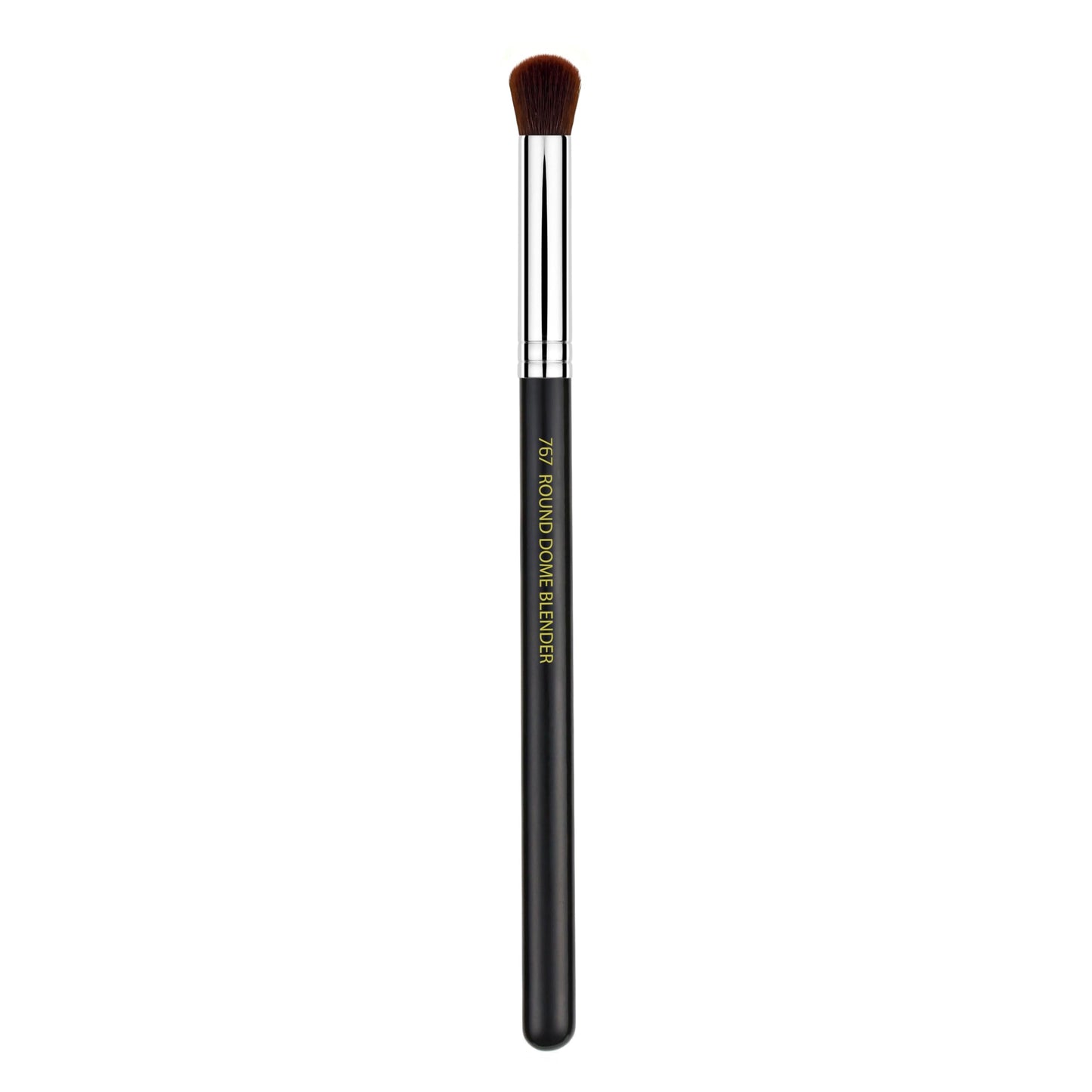 Bdellium Tools Professional Makeup Brush - Maestro Series 767 Round Dome Blender - With Soft Synthetic Fibers, For Blending & Smoothing (Black, 1pc)
