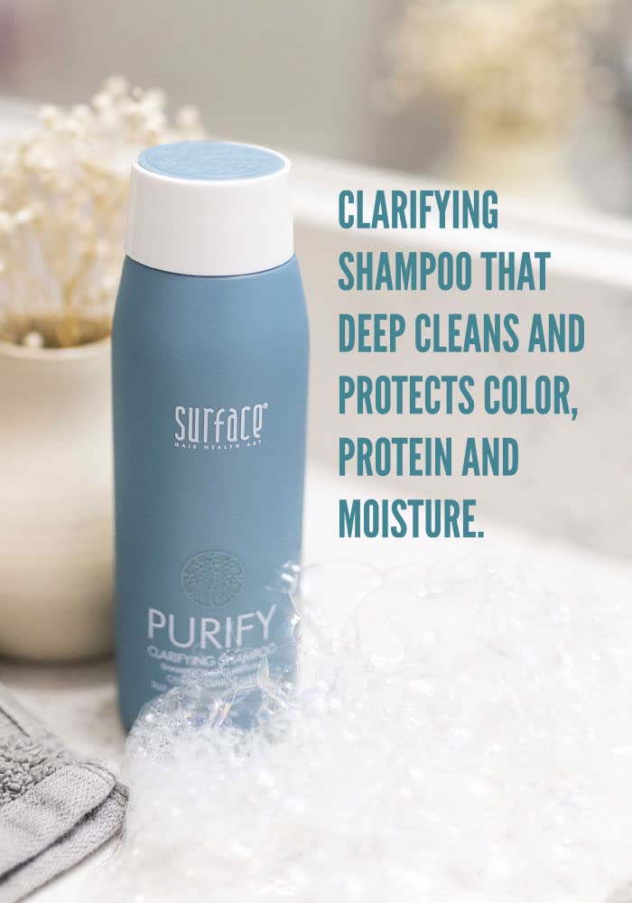 SURFACE Hair - Purify Clarifying Cleansing Shampoo - Clarify, Deep Cleanse, Sulfate Free - 8 fl oz