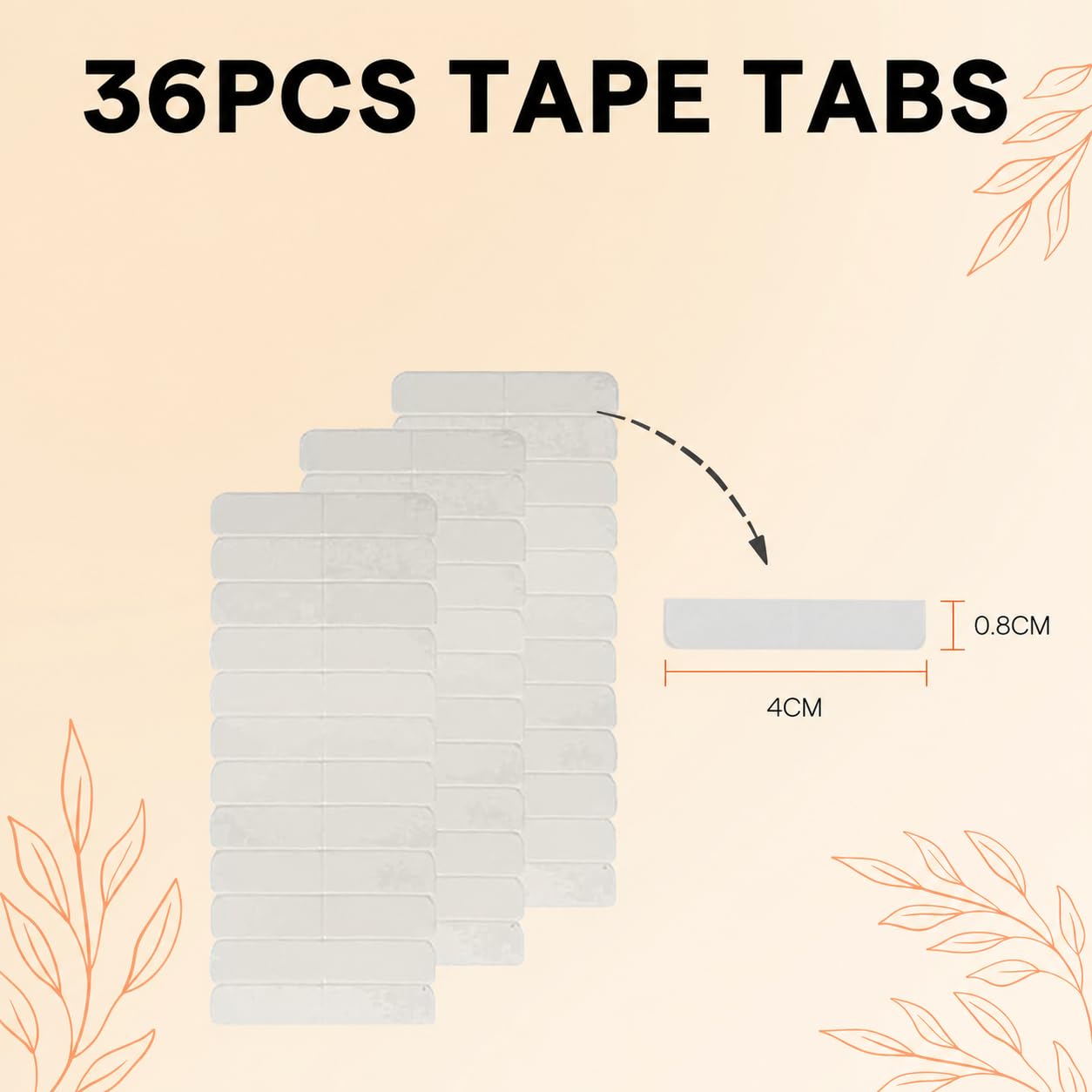 Full Shine Replacement Tape for Hair Extensions, Double Sided No-Residue Tape ins Adhesive Tabs for Weft Extensions, Strong Waterproof Hold for Daily Beauty and Personal Care Full Shine