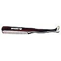 Speert #1619 Handmade Wide Tooth Mustache Comb - Small Tortoise Havana Acetate, Coarse Hair Pocket Sized Grooming Tool, Tangle Free Straightener