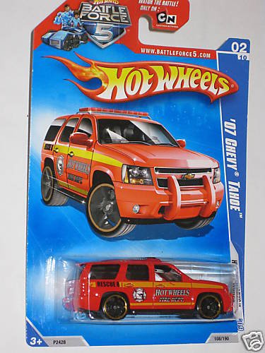 HOT WHEELS CITY WORKS 2009('07 CHEVY TAHOE NEW!!) 1:64 Scale