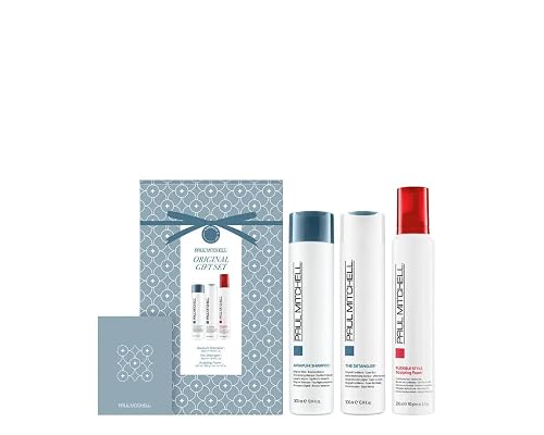 Paul Mitchell Original Holiday Gift Set, Shampoo, Conditioner + Mousse, For All Hair Types