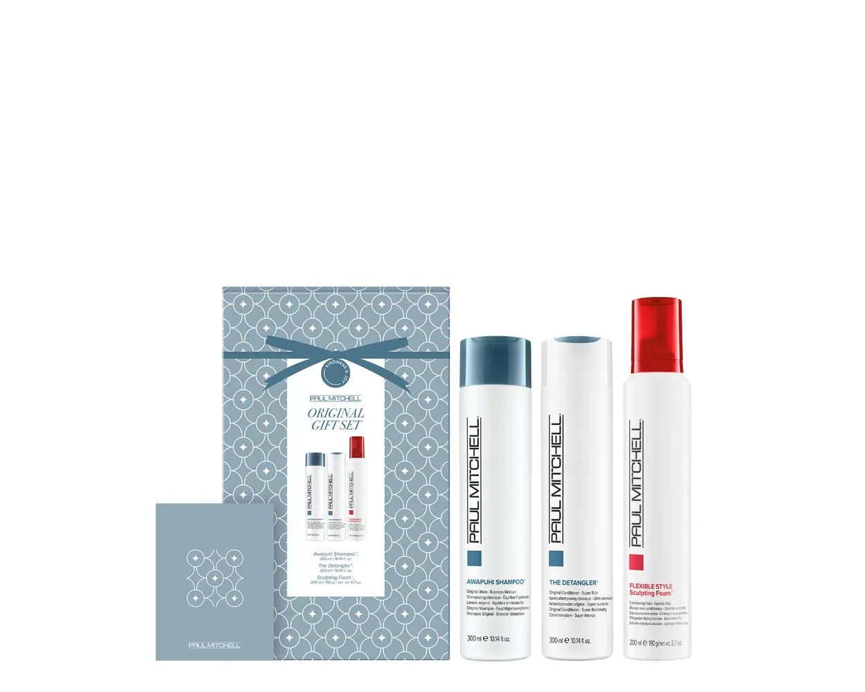 Paul Mitchell Original Holiday Gift Set, Shampoo, Conditioner + Mousse, For All Hair Types
