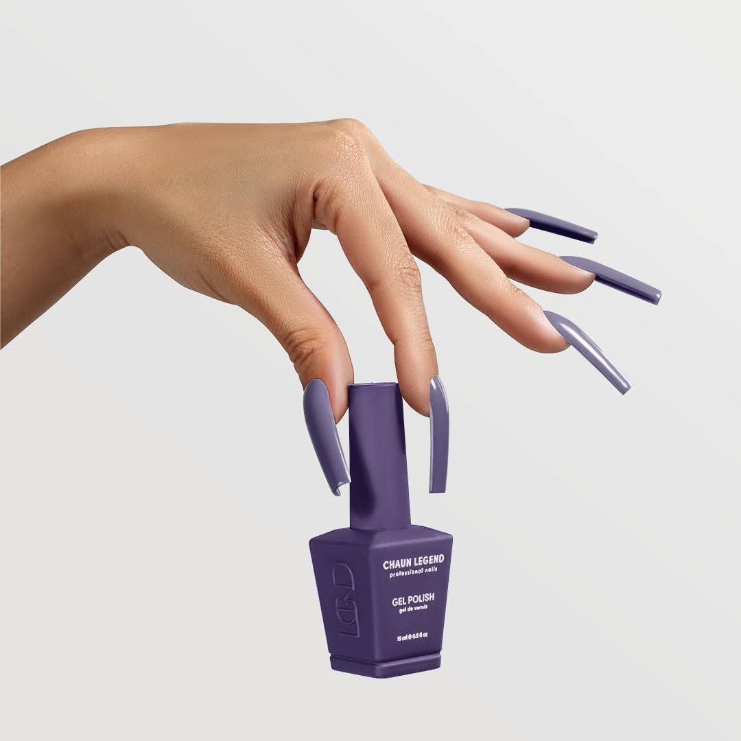 Chaun Legend UV Gel Nail Polish, 0.5 Ounce Long Lasting Salon Quality, Bubble Free Professional Manicures, Quick Dry High Shine, Plumsicle LG5070 Beauty & Personal Care Chaun Legend Professional Nails