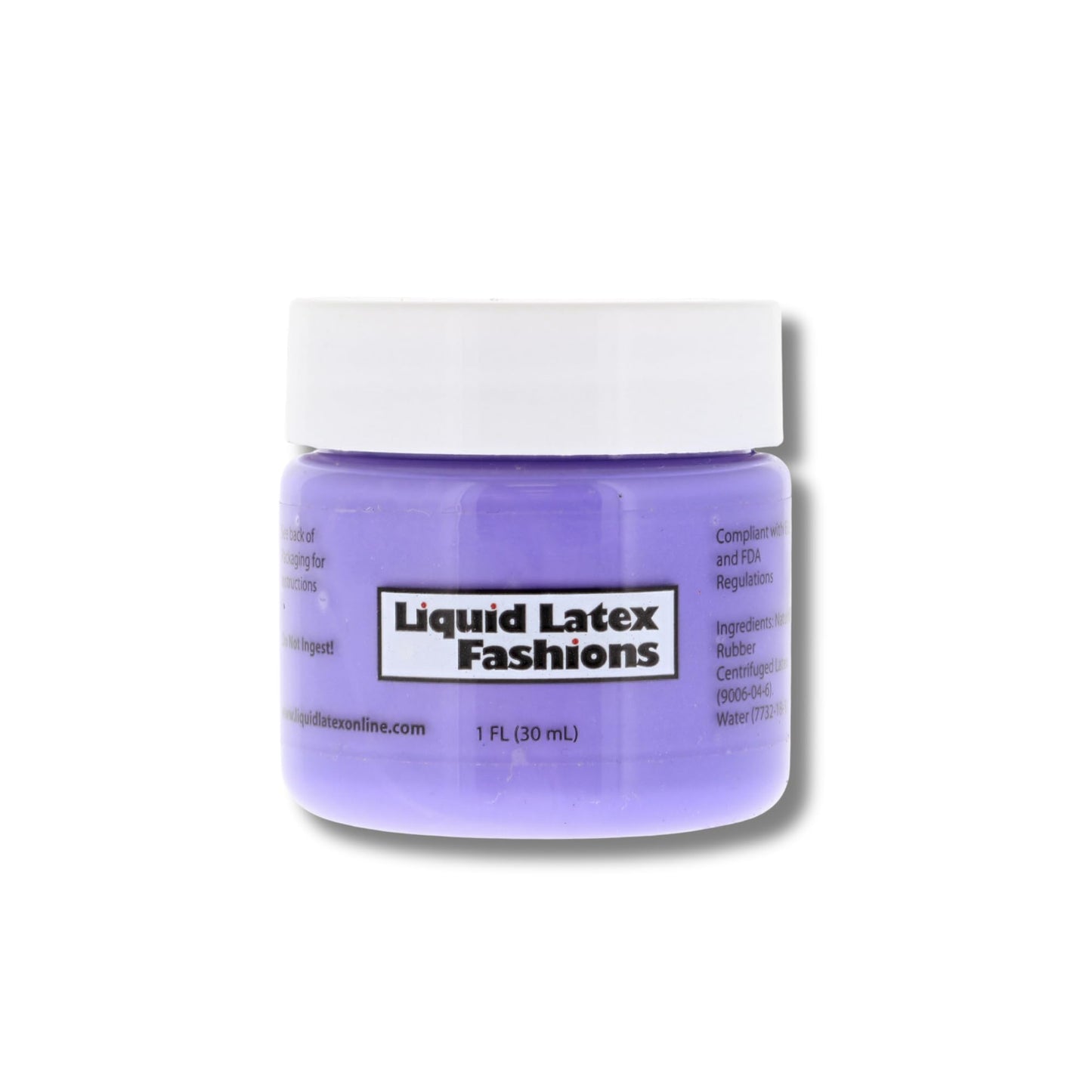 Anime Liquid Latex Body & Face Paint Kit - Four 1 fl oz (Teal • Orange • Purple • White) + 4 Precision Brushes - Cosplay, Conventions, Festivals