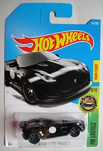 Hot Wheels 2017 HW Exotics '15 Jaguar F-Type Project 7 141/365, Black