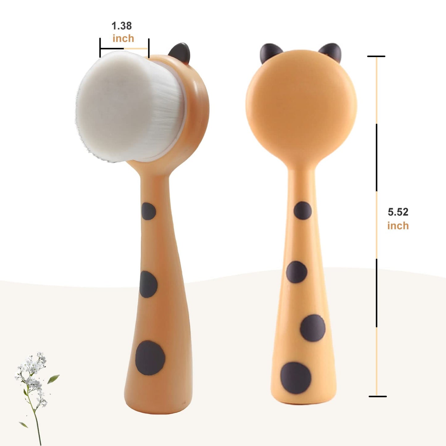 Face Brush Face Scrubber, Hysotok Facial Cleansing Brush with Soft Bristles for Face Cleansing Wash Scrub, Face Cleanser Brush for Facial Exfoliating