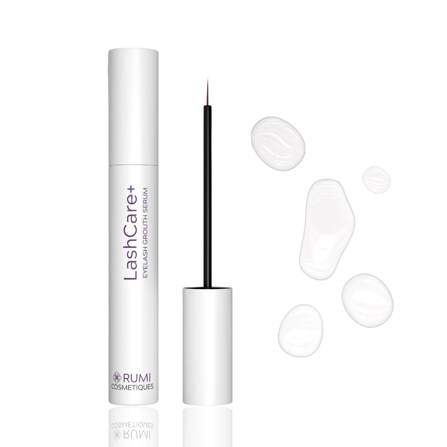 LashCare+ Eyelash Enhancing Serum For Mature Women - Longer, Thicker Lashes in 12 Weeks - For Sensitive Eyes, Natural Growth - Enhancement Beauty & Personal Care Rumi Cosmetiques