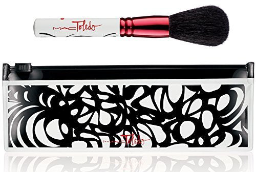 MAC Isabel & Ruben Toledo 129 SE Powder Blush Brush and Bag