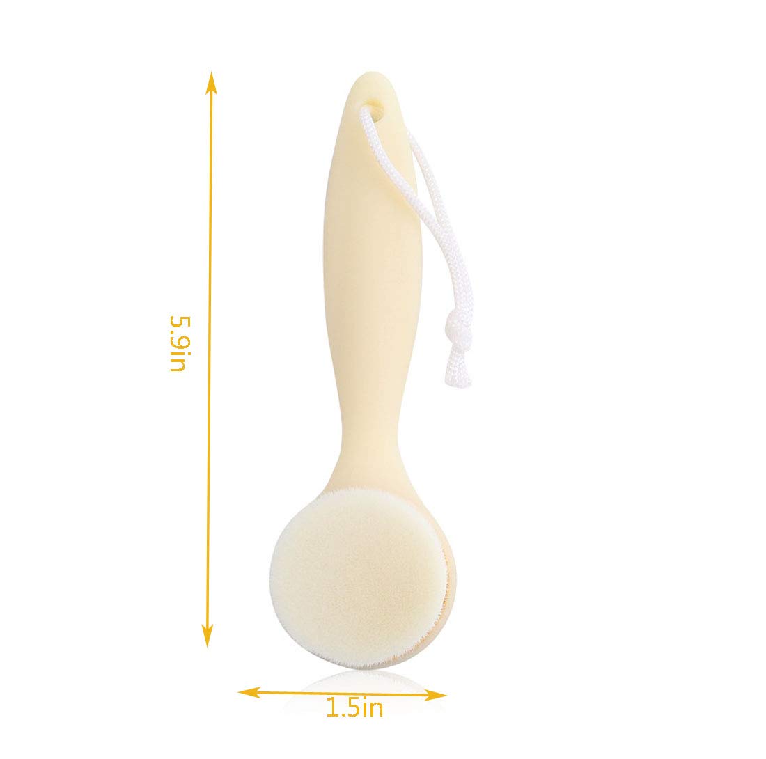 Ultra-Soft Facial Cleansing Brush - Makeup Removal & Pore Cleansing with Deep Exfoliation