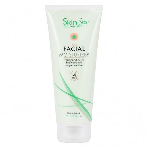 SkinSpa All-in-One Face Moisturizer - Hyaluronic Acid, Retinol & Vitamins C & E | Paraben-Free, Sulfate-Free, Cruelty-Free | All Skin Types | Made in