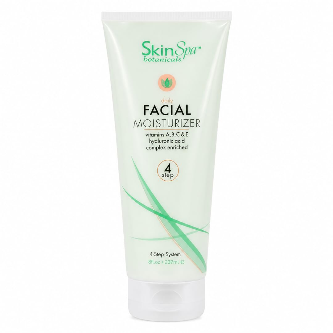 SkinSpa All-in-One Face Moisturizer - Hyaluronic Acid, Retinol & Vitamins C & E | Paraben-Free, Sulfate-Free, Cruelty-Free | All Skin Types | Made in