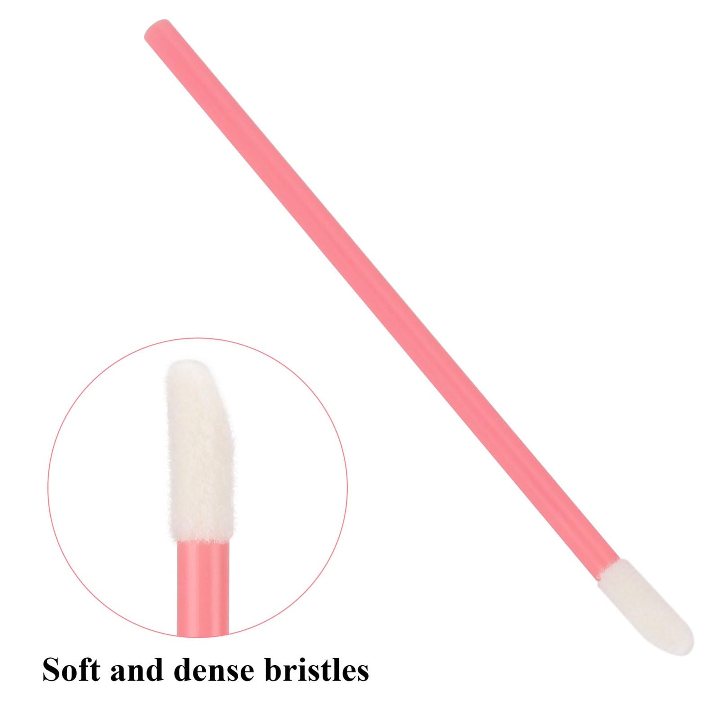 700 Piece Disposable Lip Wands - Lip Brushes, Lipstick & Gloss Applicators - Lint Free Makeup Applicator Brush Beauty Tool - Pink Beauty and Personal Care BTYMS