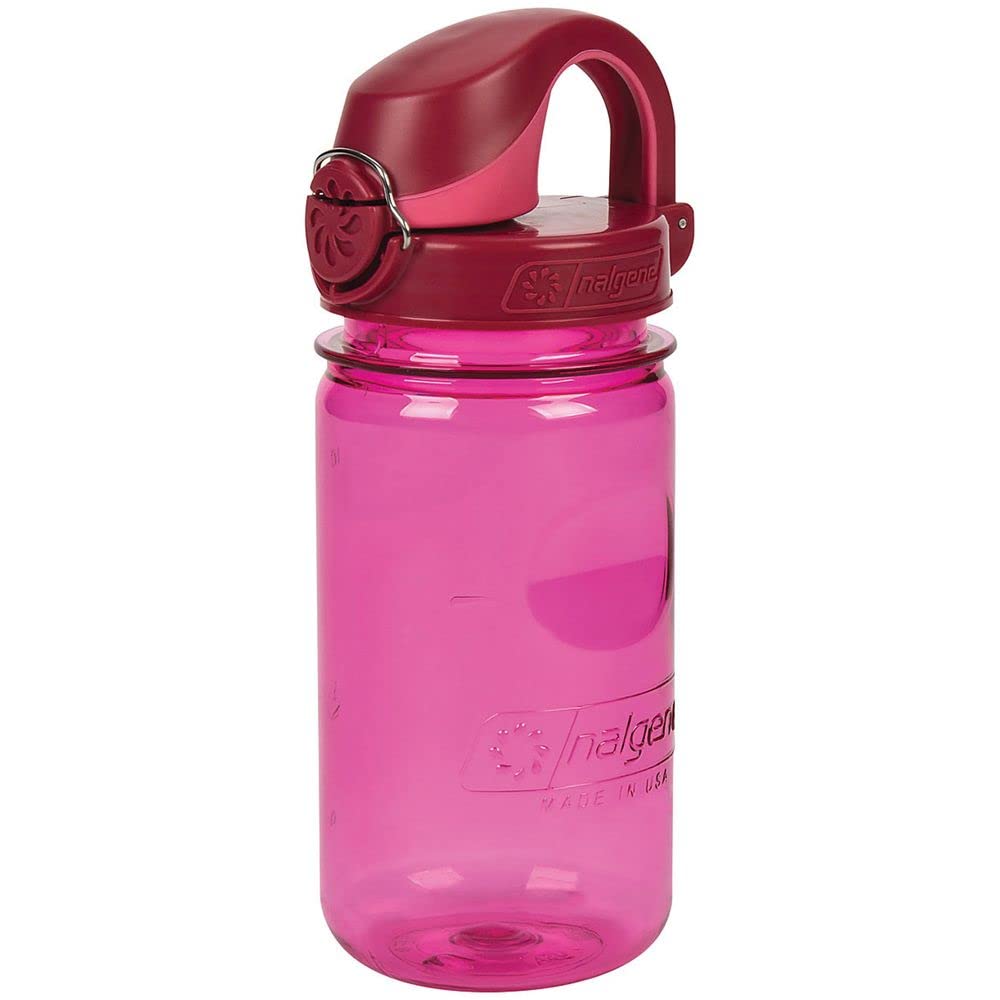 Nalgene Sustain Tritan BPA-Free Kids On The Fly Water Bottle Made with Material Derived from 50% Plastic Waste (Using ISCC Certified Mass Balance)