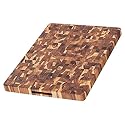 Teakhaus Butcher Block Cutting Board - Large Wooden Cutting Board - Holiday Gift Ideas for Men and Women - Gift-Ready End Grain Wood, Knife Friendly…