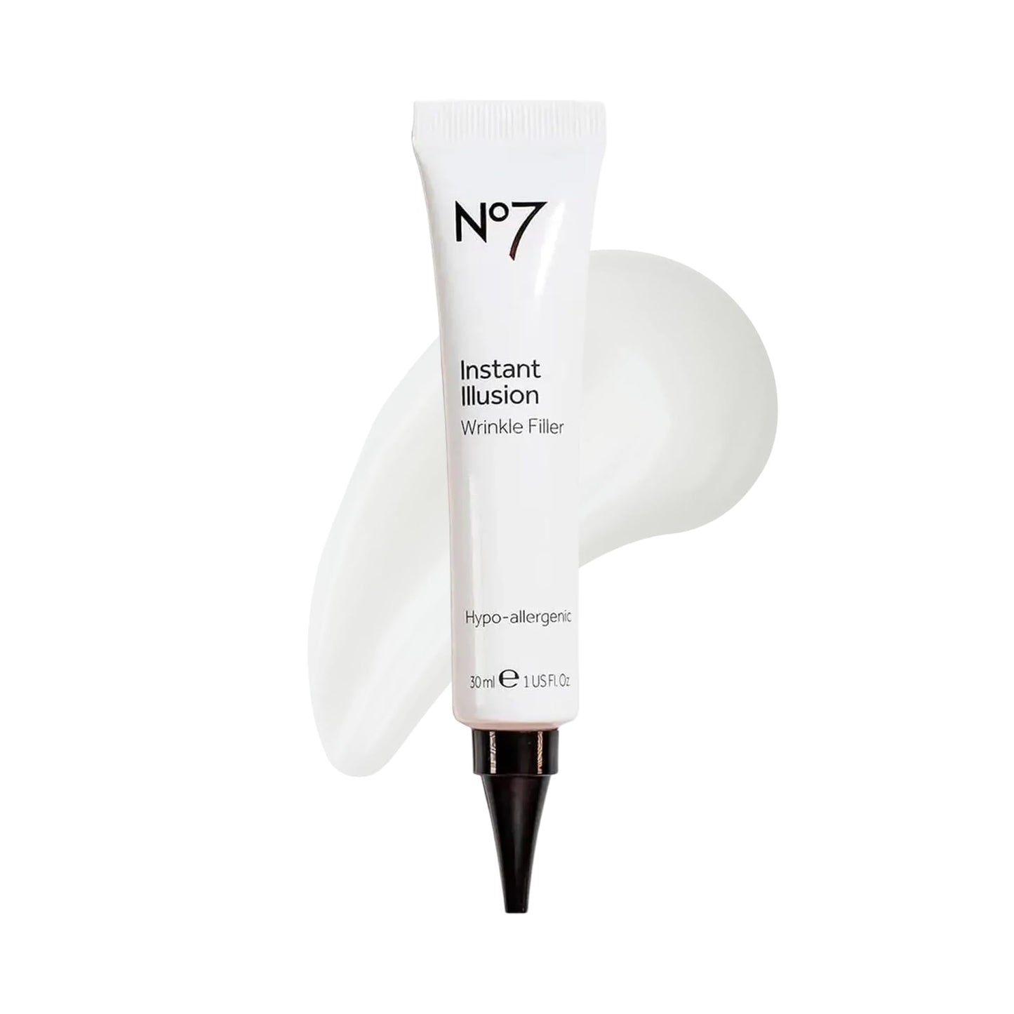 No7 Instant Illusion Wrinkle Filler - Anti Aging Serum for Face to Smooth + Blur Fine Lines and Wrinkles - Gives Complexion a Youthful and Radiant