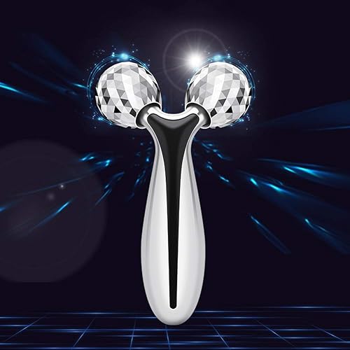 SUPANT V Facial Roller Massager, Reduce Wrinkles in Neck and Eyes, Massage for Lymphatic Drainage, Face Lifting, Reduce Puffiness, Skin Tightening