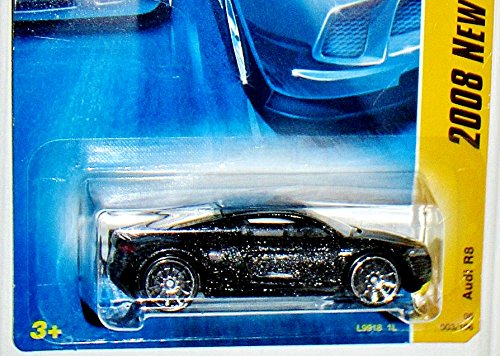 Hot Wheels 2008 New Models Audi R8, 10 Spoke Wheels version # 03/40, 1:64 Scale.
