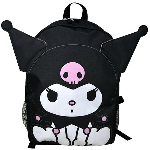 Kuromi Unisex Kid's Classic Backpack, Black, Medium