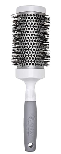 Creative Hair Brushes Triangle Curve Silver Nano CR200TC, Large 3.0"