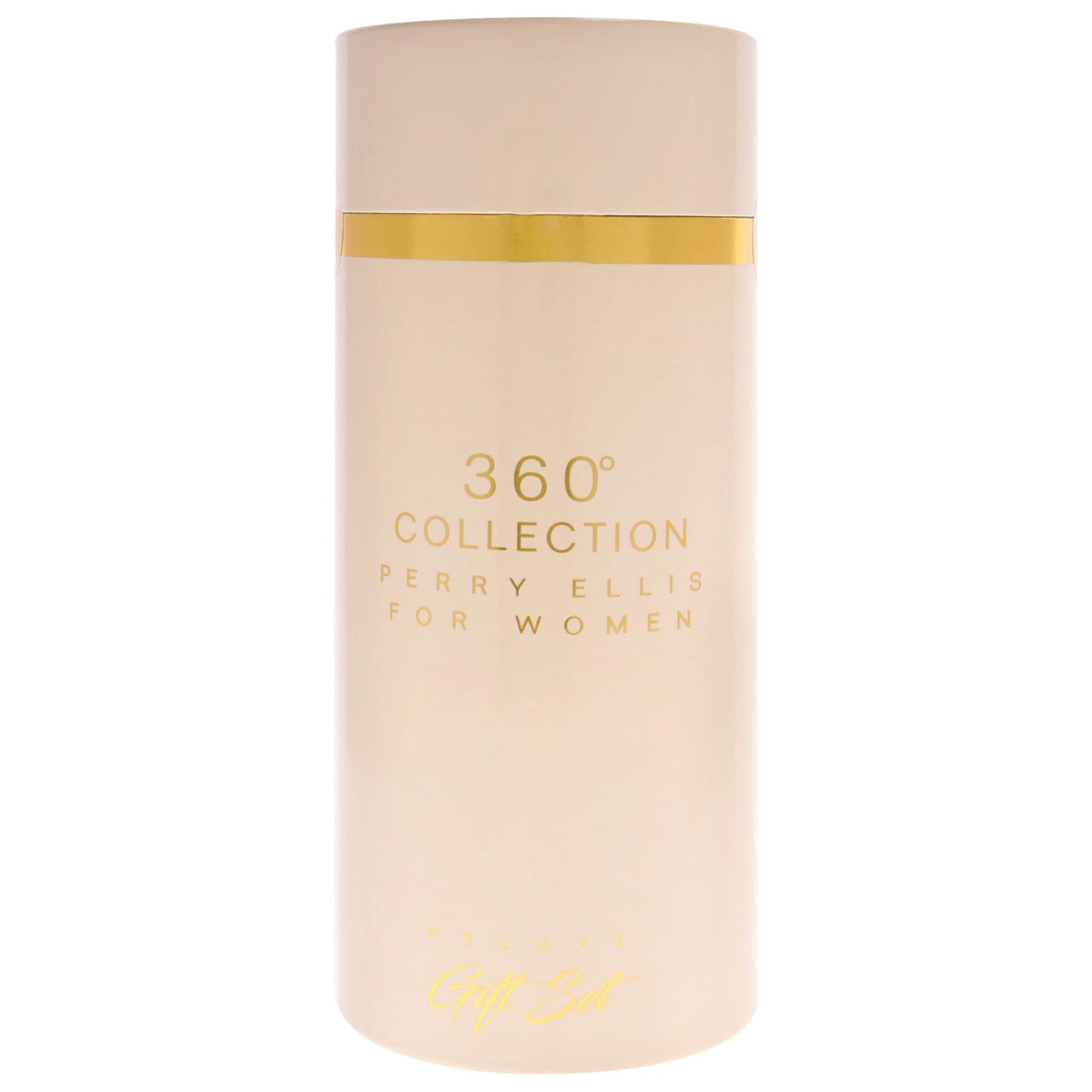 Perry Ellis 360° Collection for Women - 3-Piece Canister Gift Set (3.4 fl oz Eau de Parfum, 3 oz Shower Gel, .25 fl oz EDP Mini Travel Spray) -