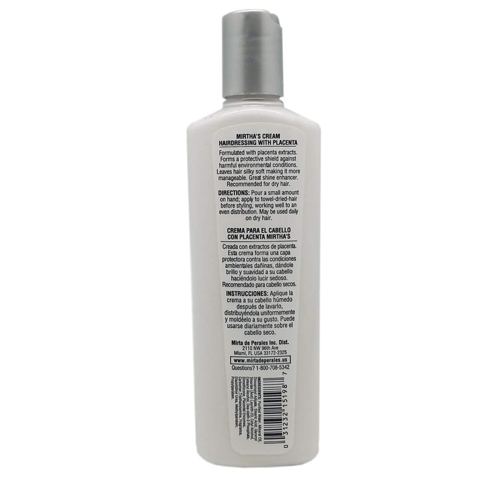 Mirta de Perales Cream Hairdressing With Placenta, 8 oz (Pack of 4)