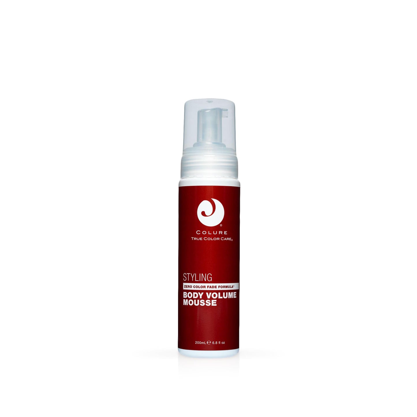 COLURE Body Volume Mousse, 6.8 Fl Oz - Non-Aerosol Root Lift Styling Foam for Fine Hair, Weightless Medium Hold Shine