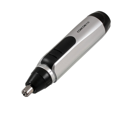 Ruilogod Black Silver Tone Plastic Shell Nose Ear Hair Trimmer(id:08 fc8 04 7eb 847 Beauty and Personal Care Ruilogod