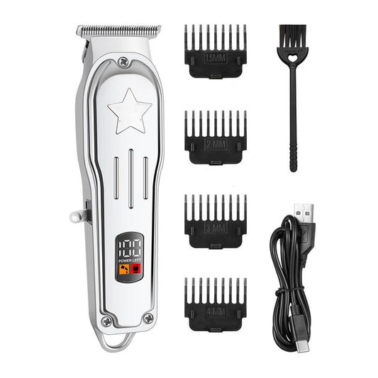 QDKVTNDJZ Electric Hair Trimmer for Men, Professional Cordless Barber Clippers with LED Digital Display,4 Limit Combs, Rechargeable Haircutting Tool Beauty and Personal Care QDKVTNDJZ