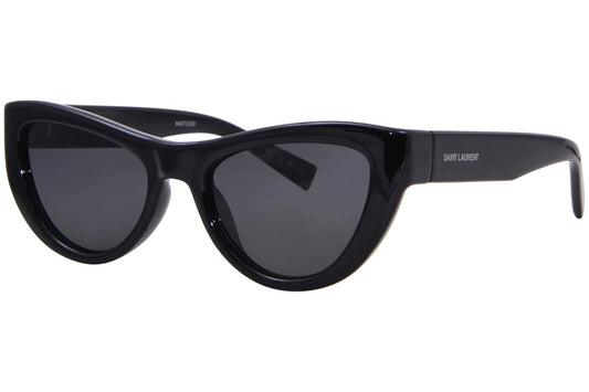 Saint Laurent Designer Cat Eye Sunglasses Black Lenses