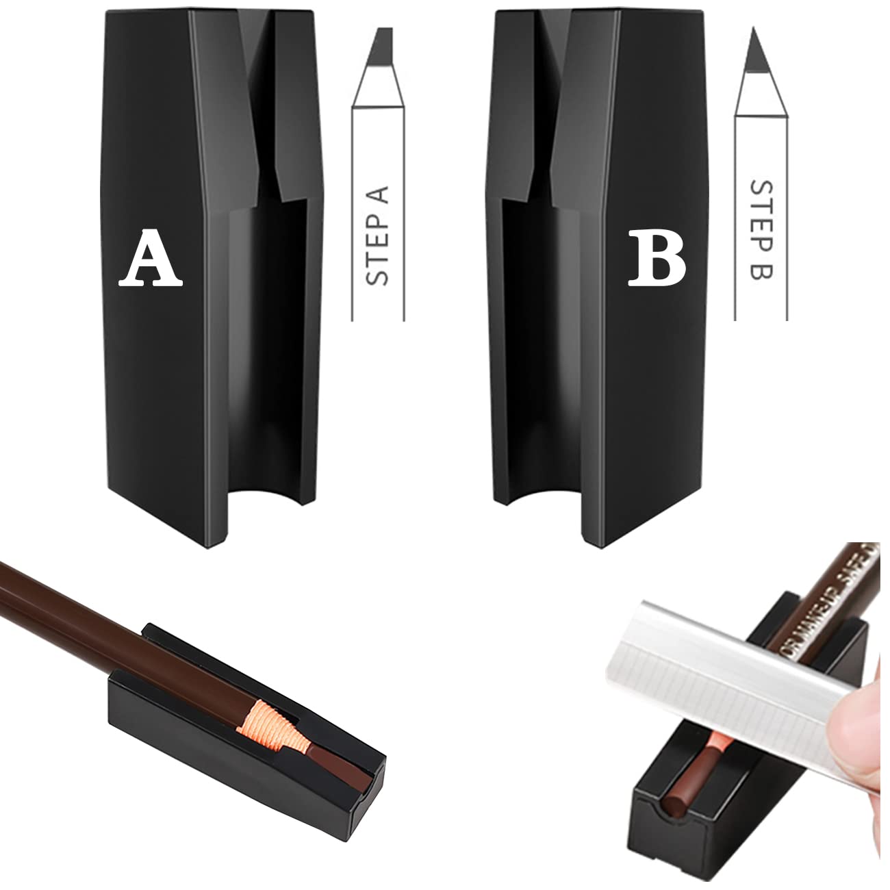 Waterproof Eyebrow Pencils Brow Pencil Set For Marking, Filling And Outlining, Tattoo Makeup And Microblading Supplies Kit-Eyebrow Shaper, Eyebrow