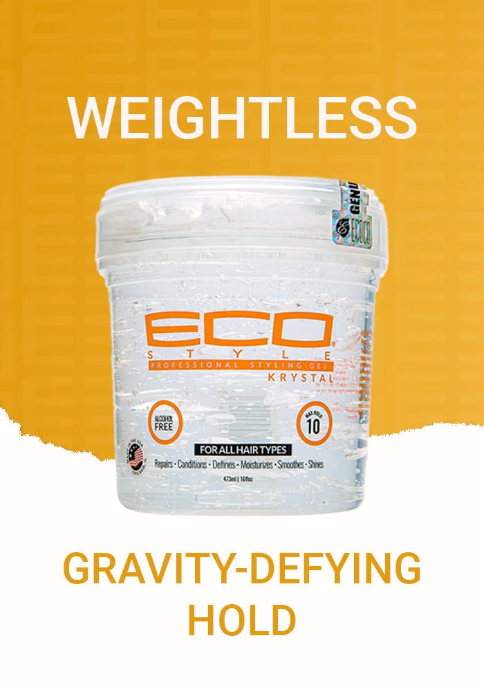 Ecoco Eco Style Hair Gel Krystal - Strong Hold - Ideal For Any Hair ...