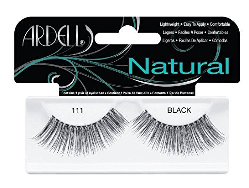 Ardell Natural Lashes 111 - Lightweight, Easy-to-Apply False Eyelashes, Natural Look Strip Lashes, Pack of 4