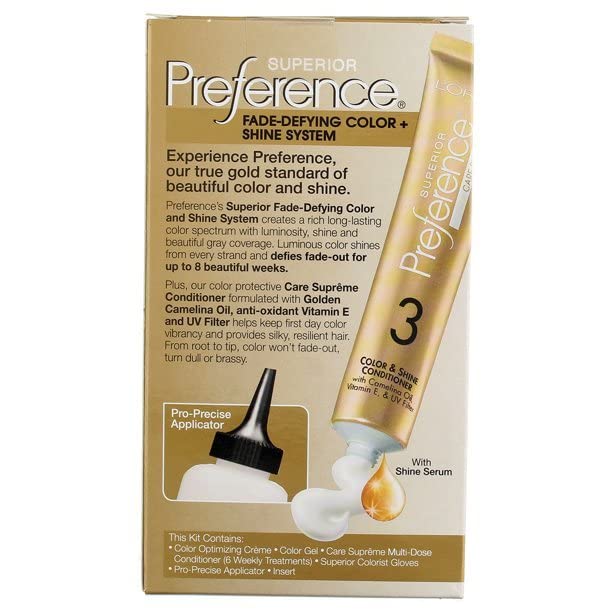 L’Oreal ParisSuperior Preference - 5A Medium Ash Brown (Pack of 3)