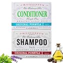 J.R.LIGGETT'S Original Formula Shampoo Bar and Conditioner Bar 2-Pack, All-Natural, Plant-Based Solid Hair Care Set, Sulfate-Free, 3.5 oz Shampoo