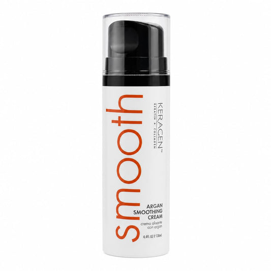 KERAGEN Smoothing Styling Cream - Keratin Treatment Extender for Color-Treated & Frizzy Hair | Sulfate-Free, Cruelty-Free | Heat Protectant | Up