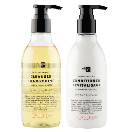 Oligo Professionnel - Calura Moisture Balance Cleanser & Conditioner - Sulfate free - Vegan - Paraben free - Color safe - Shine - Hydrating formula
