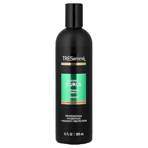 TRESemmé Bouncy Curls Defining Cream, + Coconut, 12 fl oz (355 ml)