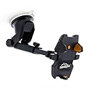 Armor All Phone Mount for Cars, Suction Dashboard & Windshield Phone Holder, 6 Inch Extendable Arm, 360° Rotation, Fits iPhone Max, Android, and All…