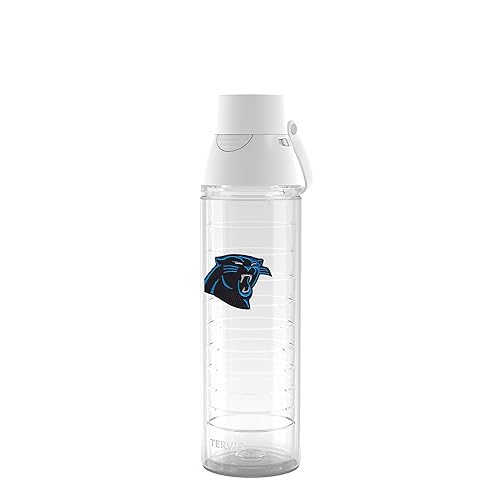 Tervis Venture Lite NFL Carolina Panthers - Primary Logo Made in USA Double Walled Insulated Tumbler Travel Cup Keeps Drinks Cold & Hot, 24oz Water