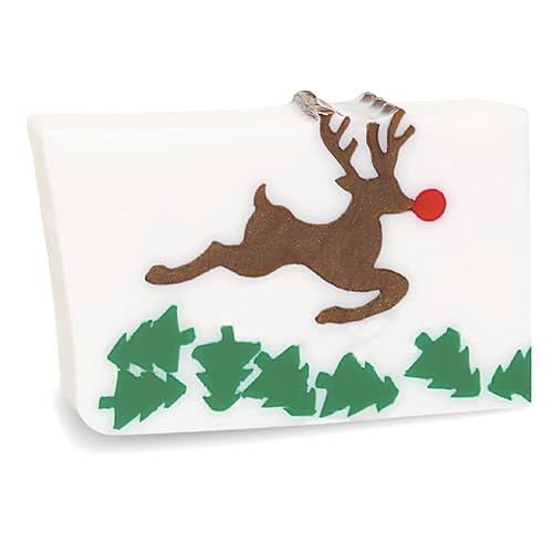 Primal Elements Glycerin Christmas Bar Soap | Helps All Skin Types, Sensitive, Oily & Dry Skin | NO PARABENS, VEGAN, GLUTEN FREE, 100% VEGETABLE BASE
