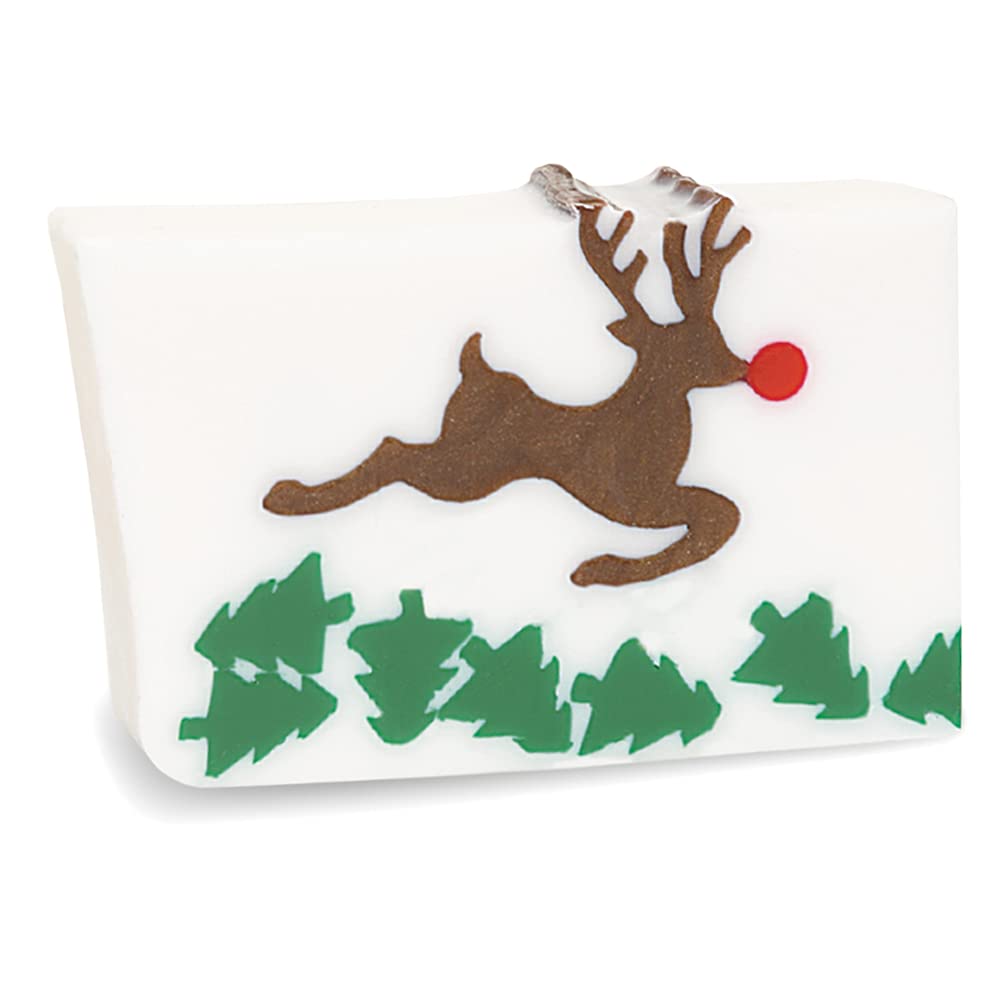 Primal Elements Glycerin Christmas Bar Soap | Helps All Skin Types, Sensitive, Oily & Dry Skin | NO PARABENS, VEGAN, GLUTEN FREE, 100% VEGETABLE BASE