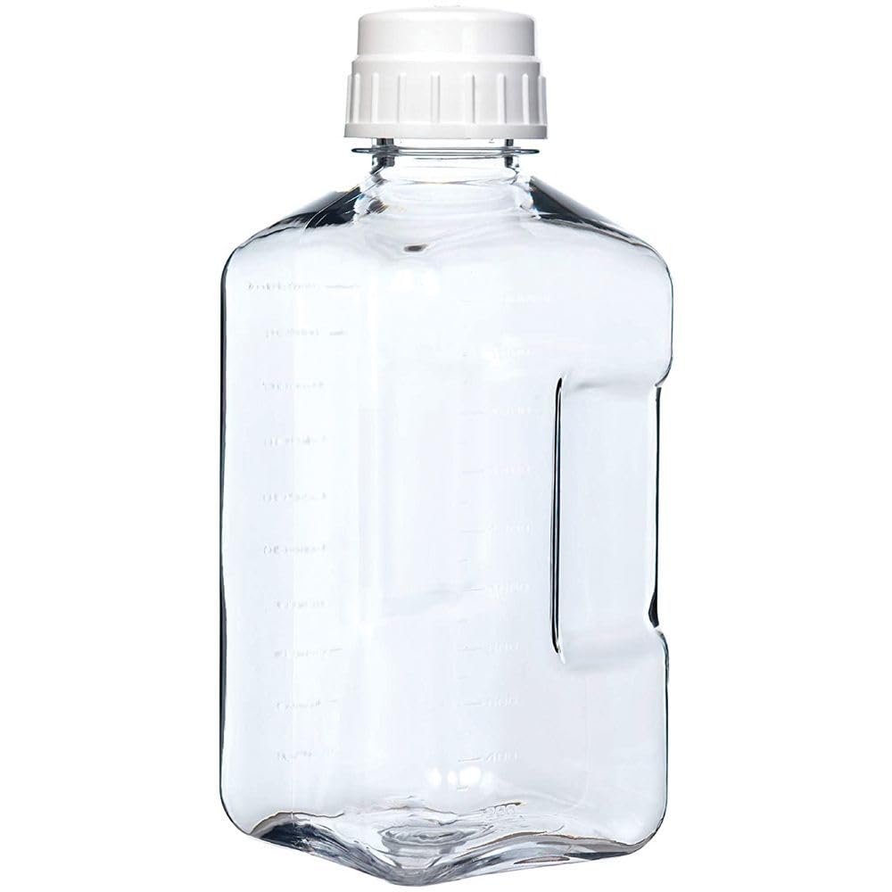 Nalgene Sustain Tritan BPA-Free Growler Bottle Made with Material Derived from 50% Plastic Waste (using ISCC certified mass balance), 64 OZ, Clear